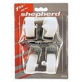 Shepherd Shepherd 9558 4 Count 1.63 in. Black Light Duty Swivel Plate Caster 9558